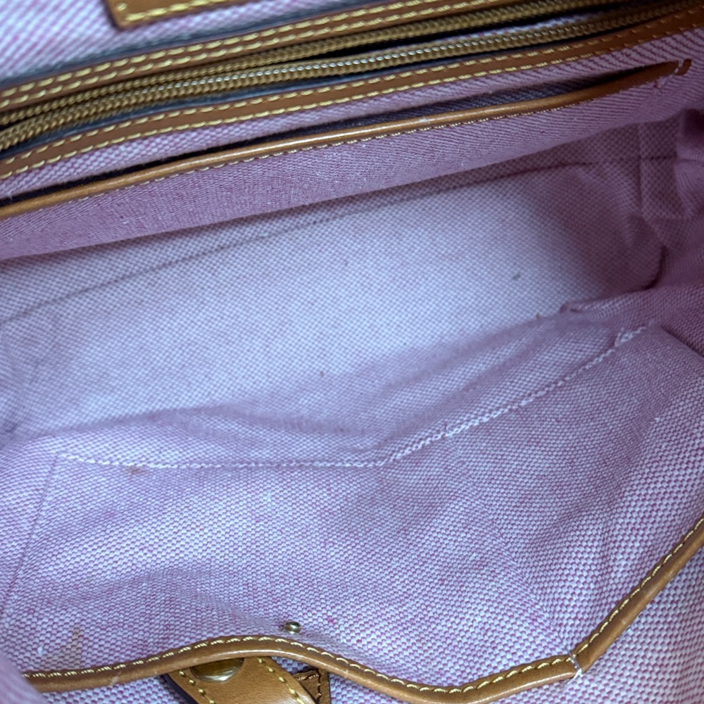 Dooney & Bourke Pink Leather Shoulder Bag - Picture 11 of 12